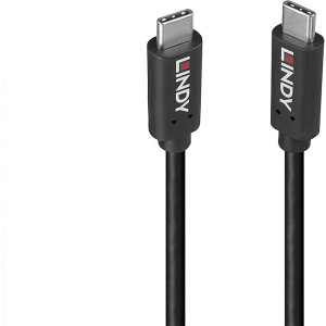 LINDY USB-C Male la USB-C Male, 0.5m, Black