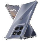 Lemontti Capac protectie spate Shockproof Clear Silicon Transparent pentru Edge 60 / Edge 60 Fusion