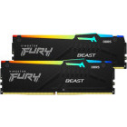 Memorie Kingston FURY Beast RGB 64GB DDR5 5600MHz CL36 Dual Channel Kit