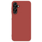 Lemontti Capac protectie spate Silicon Silky Red pentru Galaxy A16