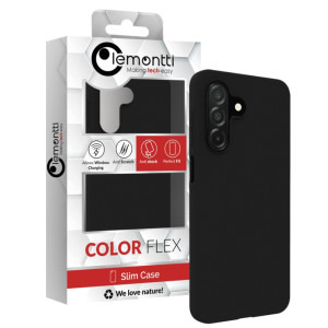 Lemontti Capac protectie spate Silicon Silky Black pentru Galaxy A26