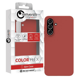 Lemontti Capac protectie spate Silicon Silky Red pentru Galaxy A56