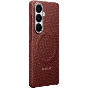 Samsung Capac protectie spate Carbon Magnet Coralred pentru Galaxy S26