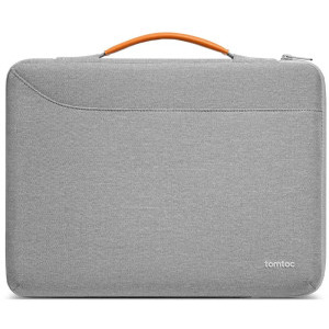 Tomtoc Geanta laptop Apple MacBook Pro 16, 16 inch, Defender-A22, protectie de grad militar, culoare gri