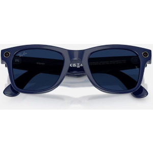 Ray-Ban Meta Wayfarer Gen 2 32GB Shiny Cosmic Blue/Clear Sapphire Transitions