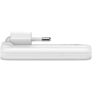 Verbatim 32355, 2x USB-C, Quick Charge 65 W, GaN, White