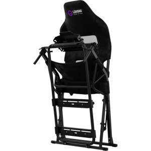 LORGAR Flex Raf1 Sim Racing Cockpit Advanced Foldable Black