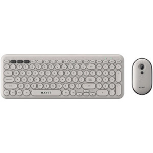 Kit periferice Havit KB254GCM Wireless Grey - PC Garage
