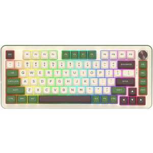 Tastatura Gaming Redragon Cyrus Pro White-Green RGB Pink Switch Mecanica