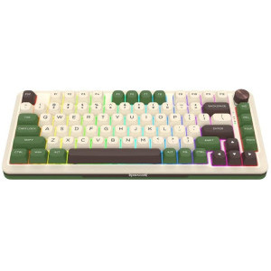 Redragon Cyrus Pro White-Green RGB Pink Switch Mecanica