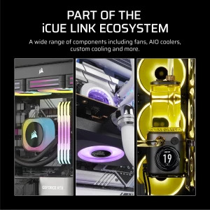 Corsair iCUE LINK RX120 Max RGB Expansion Kit 120mm White