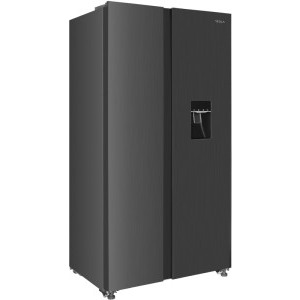 Tesla RB5210FHXE, 529 L, Clasa E, Total No Frost, Display LED, Dozator apa, 177 cm, Inox