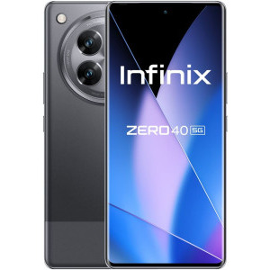 Smartphone INFINIX Zero 40, 512GB, 12GB RAM, Dual SIM, 5G, 4-Camere, Rock Black