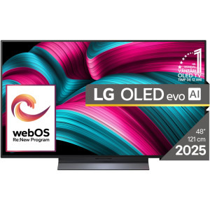 Televizor LED LG Smart TV OLED48C52LA Seria evo AI C5 121cm 4K UHD
