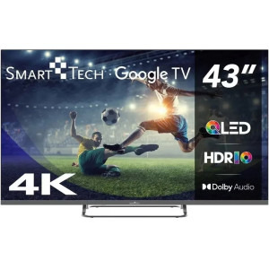 Televizor LED Smart Tech Smart TV QLED 43QG02V Seria QG02V 109cm 4K UHD HDR