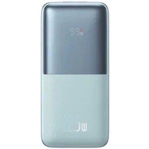 Baterie externa Baseus Bipow Pro, 20000 mAh, 2x USB, 1x USB-C, 22.5 W, Display, Blue
