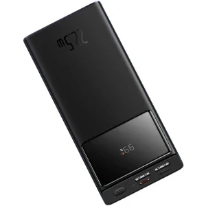 Baseus Star-Lord Digital, 30000 mAh, 2x USB, 1x USB-C, 22.5 W, Display, Black