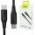 Cablu de date / adaptor Allity AUC-02, USB-C Male la USB-C Male, 60 W 2 m, Black