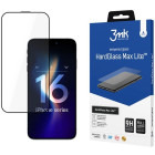 Folie protectie 3MK HardGlass Max Lite pentru iPhone 16 Pro Max, cu margini negre