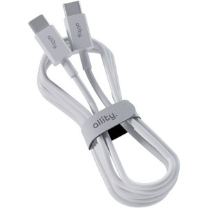 Allity AUC-03, USB-C Male la USB-C Male, 60W, 2 m, White