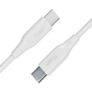 Allity AUC-02, USB-C Male la USB-C Male, 60W, 2 m, White
