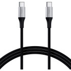 Cablu de date / adaptor Allity AUC-01, USB-C Male la USB-C Male, 100W, 1 m, Black