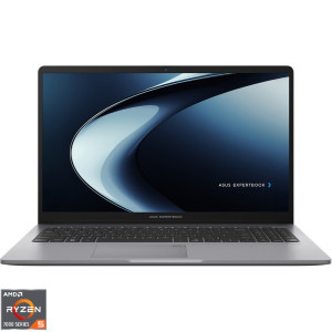 Laptop ASUS 15.6 ExpertBook P1 PM1503CDA, FHD, Procesor AMD Ryzen™ 5 7535HS (16M Cache, up to 4.55 GHz), 16GB DDR5, 512GB SSD, AMD Radeon 660M, No OS,  Misty Grey