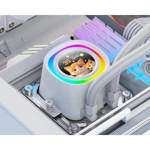 ID-Cooling FX240 LCD ARGB White