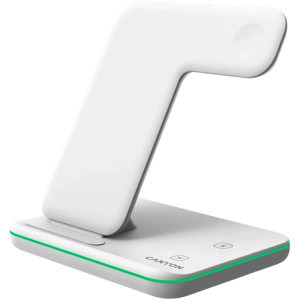 Canyon 3-in-1 WS-303, Wireless Qi Fast Charge 15 W White