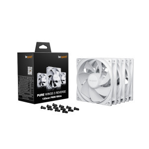 be quiet! Pure Wings 3 Reverse White Three Fan Pack