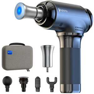 Suporto Pistol masaj cu percutie F5 Titan, Vibromasaj, Gri