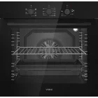 Cuptor incorporabil VIVAX BO-806BFTM G, Electric, 80 L, Grill, Clasa A, Negru