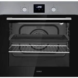 Cuptor incorporabil VIVAX BO-808BFD X, Electric, 80 L, Grill, Clasa A, Inox