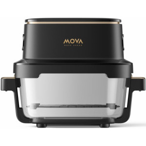 MOVA Friteuza cu aer cald AeroGlass AF20 Pro, 1700W, 4 L / 2.5L, Negru