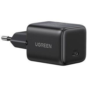 Incarcator retea Ugreen X513, 1x USB-C, Quick Charge 30 W, GaN, Black