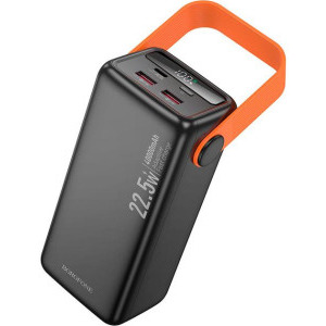 Baterie externa Borofone BJ66, 40000 mAh, 2x USB, 1x USB-C, 65 W, Display, Black