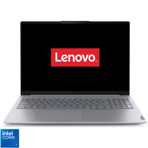 Laptop Lenovo 16 ThinkBook 16 G9 IRL, WUXGA IPS, Procesor Intel® Core™ 7 240H (24M Cache, up to 5.20 GHz), 32GB DDR5, 1TB SSD, Intel Graphics, No OS, Arctic Grey
