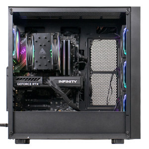 Gaming BALAUR Legendar Elite, Intel i7-14700F 2.0GHz, 32GB DDR5, 1TB SSD, RTX 5060 8GB GDDR7, Iluminare RGB