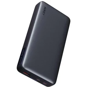 Baterie externa Aukey LLTSN1047247, 20000 mAh, 1x USB, 2x USB-C, 30 W, Black