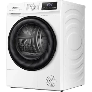 Heinner HHPD-HMY80IVFC+, Pompa de caldura, 8 kg, Clasa C, Inverter, Iluminare interioara, Alb
