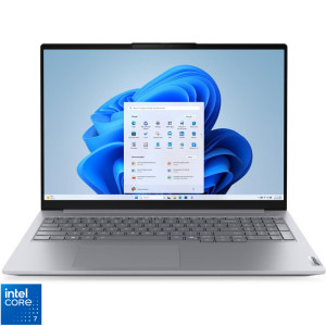 Lenovo 16'' ThinkBook 16 G9 IRL, WUXGA IPS, Procesor Intel® Core™ 7 240H (24M Cache, up to 5.20 GHz), 16GB DDR5, 1TB SSD, Intel Graphics, Win 11 Pro, Arctic Grey
