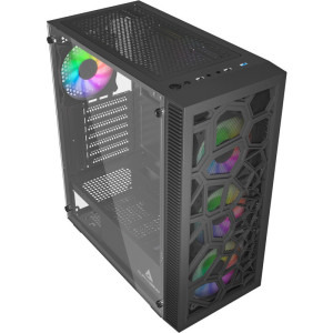 Gaming ZMEU Epic Extreme, AMD Ryzen 5 5600 3.5GHz, 32GB DDR4, 1TB SSD, RTX 4060 8GB GDDR6, Iluminare RGB