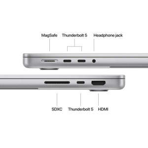Apple 14.2'' MacBook Pro 14 Liquid Retina XDR, Apple M4 Pro chip (12-core CPU), 48GB, 1TB SSD, Apple M4 Pro 16-core GPU, macOS, Silver, INT keyboard, 2024