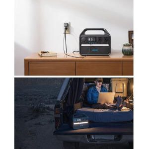 Anker PowerHouse 535, 2x AC, 512Wh, 500W, 220V, 60W USB-C Power Delivery