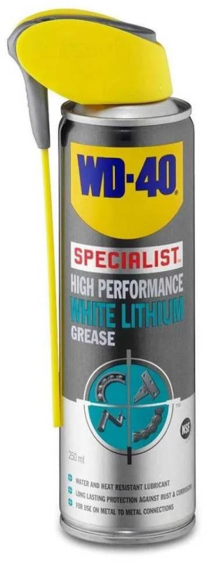 Intretinere motor WD-40 Spray Vaselina cu Litiu  White Lithium Grease, 400ml