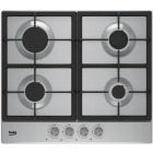 Plita incorporabila Beko HIAG64225SX, Gaz, 4 arzatoare, Inox
