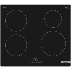 Bosch PUE611BB6E, Inductie, 4 zone de gatit, TouchSelect, PowerBoost, ReStart, Temporizator, 60 cm, Negru
