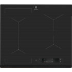 Plita incorporabila Electrolux EIS6448, Inductie, 4 zone de gatit, Control touch, Booster, Timer, Conectivitate hota, SenseFry, 60 cm, Negru