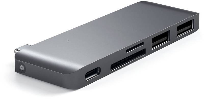 Satechi USB-C Hub 2x USB, 1x microSD, Space Grey