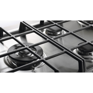 Electrolux EGH6343ROR, Gaz, 4 arzatoare, Gratare de fonta, Rustic negru